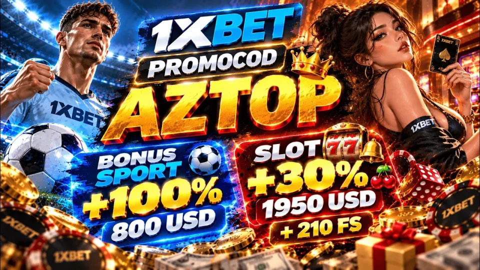 Promocode 1xbet, How the AZTOP Code Unlocks Sports and Slot Bonuses
